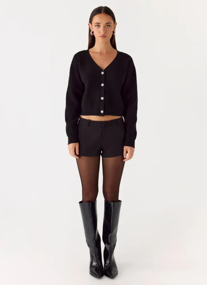 Orla Knit Sweater - Black - Jumpers + Knits