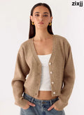 Orla Knit Sweater - Taupe - Jumpers + Knits