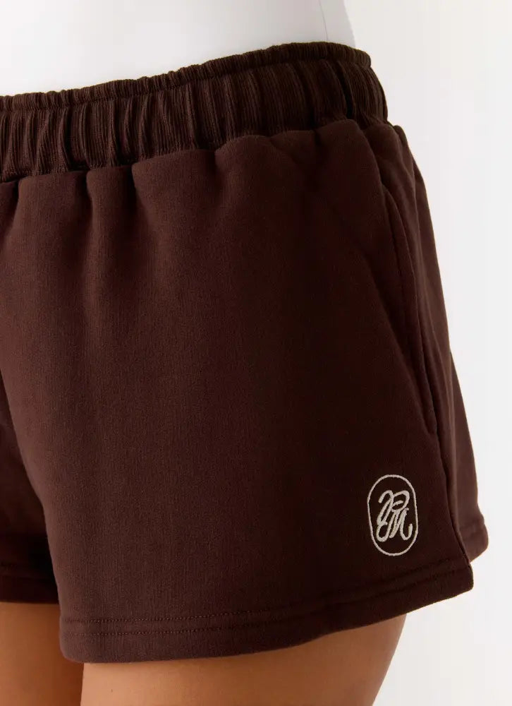 Signature Low Rise Sweatshorts - Chocolate - Shorts