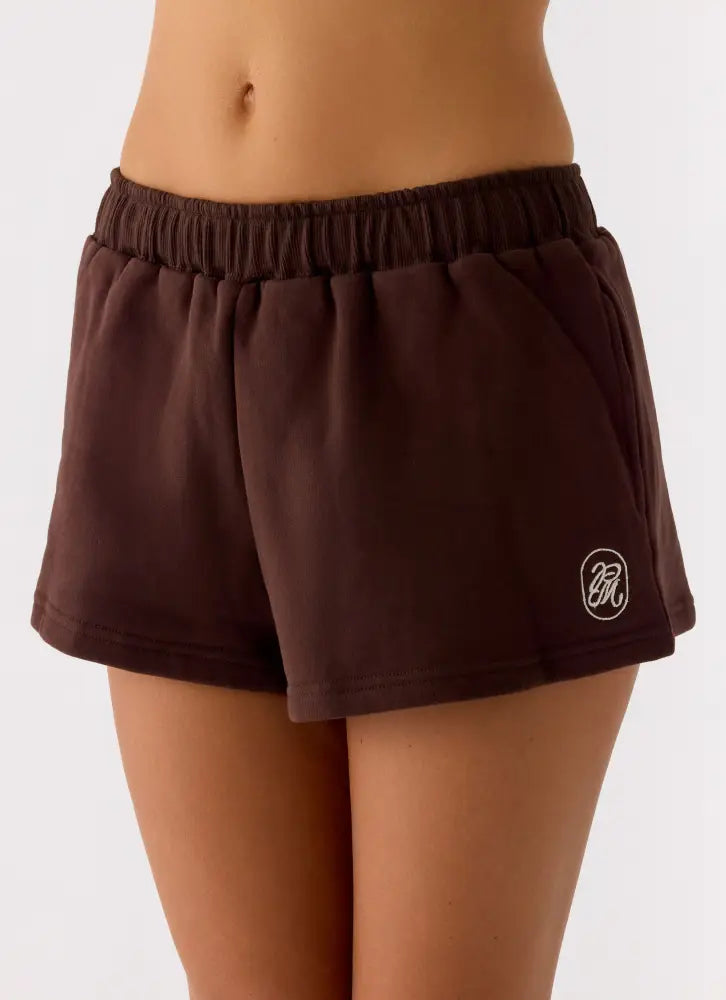 Signature Low Rise Sweatshorts - Chocolate - Shorts