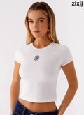 Signature Monogram Tee - Off White - Tops