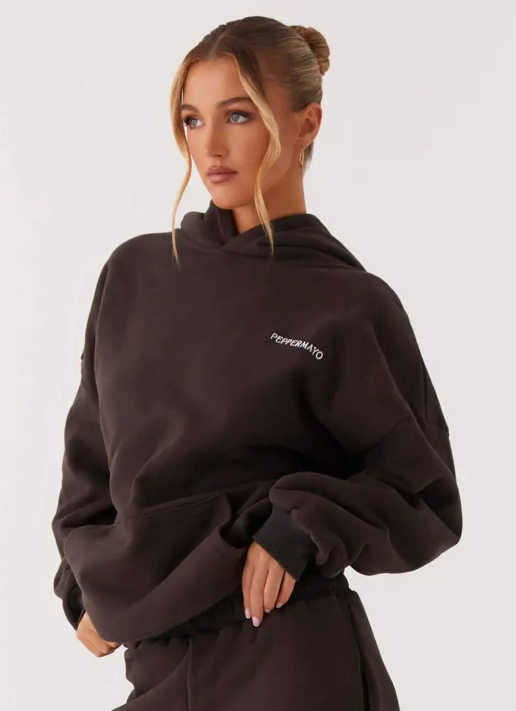 Signature Oversized Hoodie - Charcoal - Hoodies
