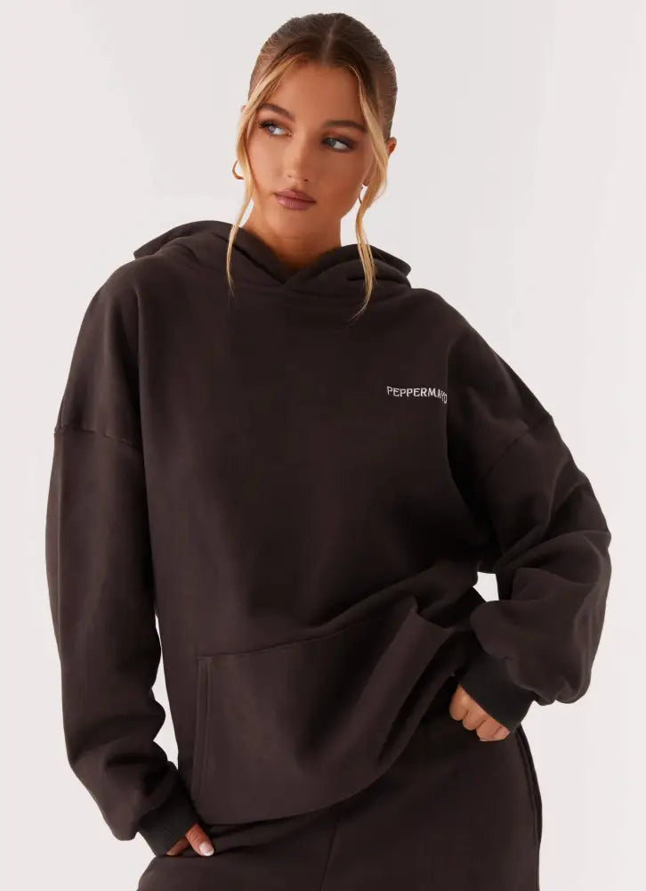 Signature Oversized Hoodie - Charcoal - Hoodies