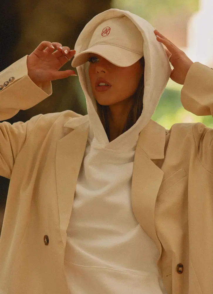 Signature Oversized Hoodie - Ivory - Hoodies