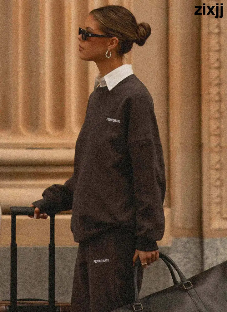 Signature Oversized Sweatshirt - Charcoal - SweatShirt