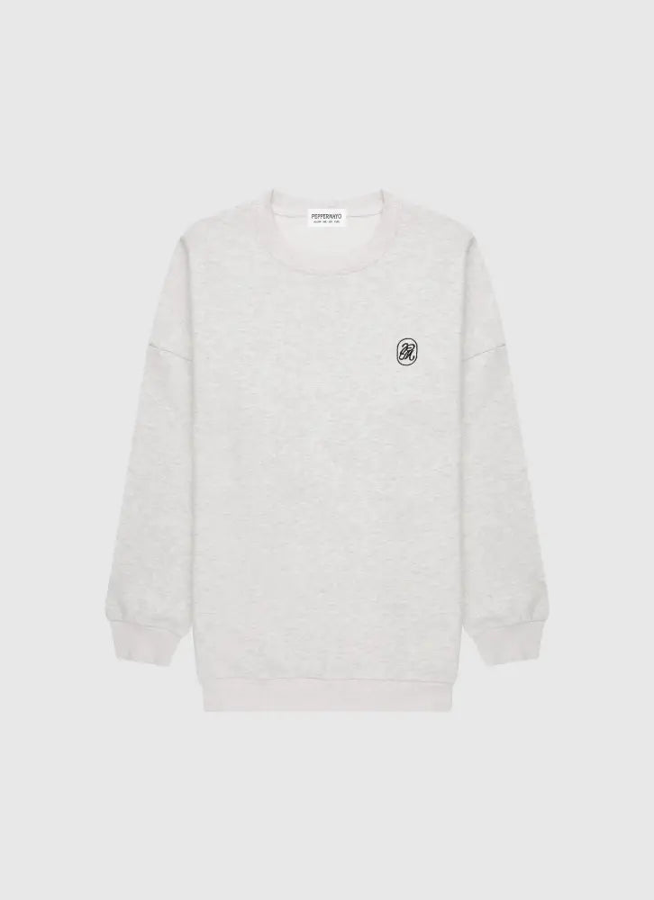 Signature Oversized Sweatshirt - Grey - SweatShirt