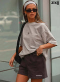 Signature Oversized Tee - Grey - T-Shirts
