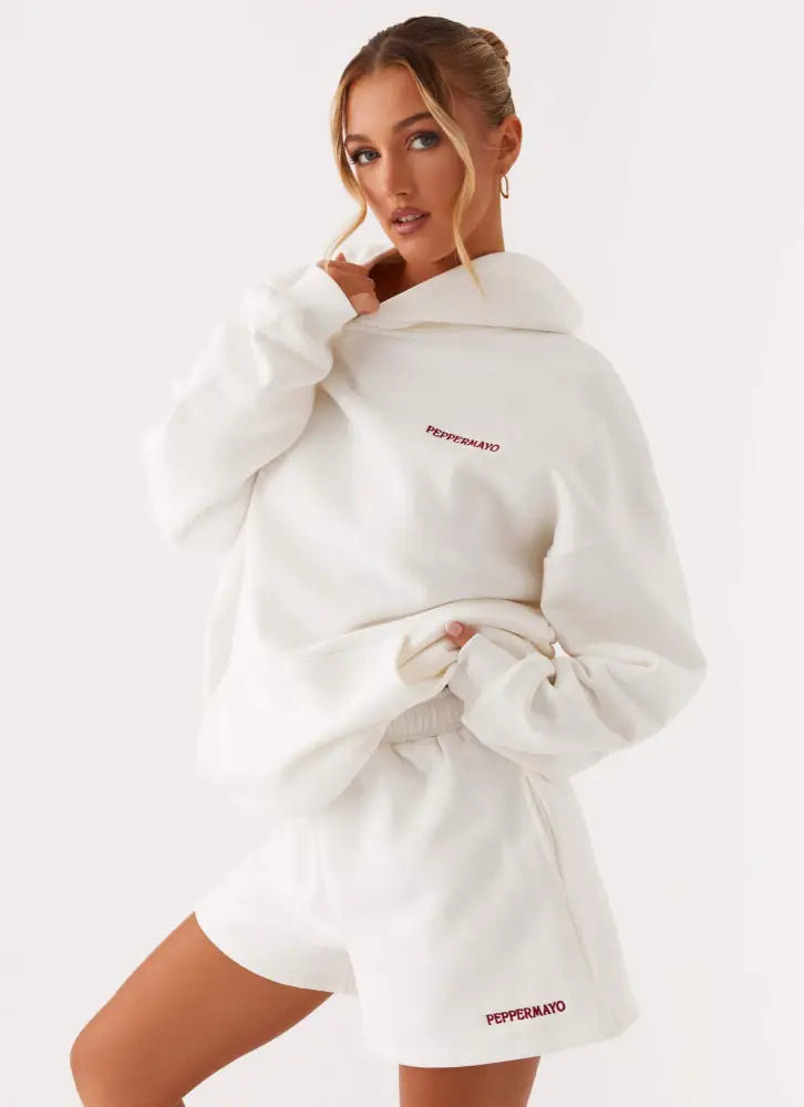 Signature Sweatshorts - Ivory - Sweat Shorts
