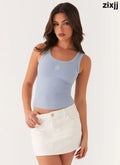 Signature Tank Top - Slate Blue - Tops